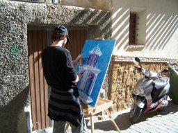 Concurso de Pintura al aire Libre en Mula 2009